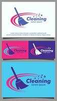 Tools used for cleaning  template logo vector