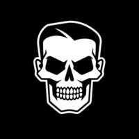 Skull - Minimalist and Flat Logo - Vector illustration