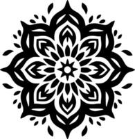 Mandala, Minimalist and Simple Silhouette - Vector illustration
