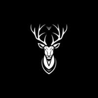 Dear, Black and White Vector illustration
