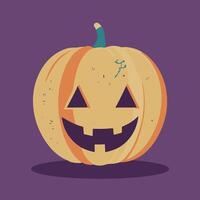 Happy halloween typography poster and element design vector