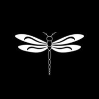 Dragonfly - Minimalist and Flat Logo - Vector illustration