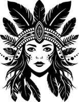 Boho - High Quality Vector Logo - Vector illustration ideal for T-shirt graphic