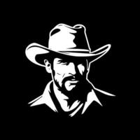 Western, Black and White Vector illustration