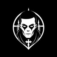 Gothic, Black and White Vector illustration