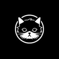 gato, negro y blanco vector ilustración