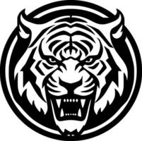 Tiger, Minimalist and Simple Silhouette - Vector illustration