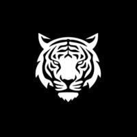 Tiger, Black and White Vector illustration