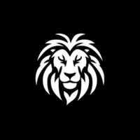 Lion - Black and White Isolated Icon - Vector illustration