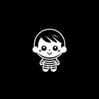 Baby - Black and White Isolated Icon - Vector illustration