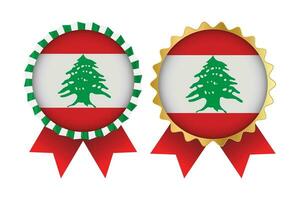 Vector Medal Set Designs of Lebanon Template