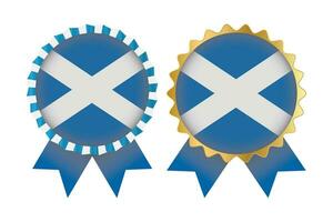 Vector Medal Set Designs of Scotland Template