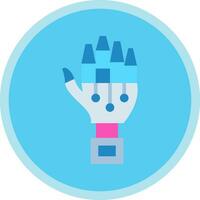 Robot hand Vector Icon Design