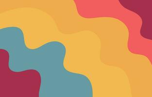 Colorful Abstract Groovy background design vector