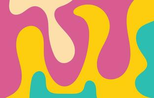 Colorful Abstract Groovy background design vector