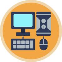 Computer Vector Icon Design