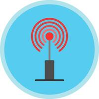 Radio antenna Vector Icon Design