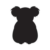 koala silhouette Vector