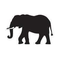 vector de silueta de elefante