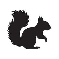 squirrel silhouette Vector