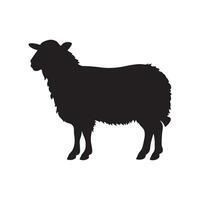 sheep silhouette Vector