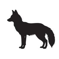 fox silhouette Vector