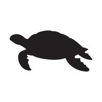 turtle silhouette Vector
