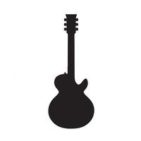 guitarra silueta vector