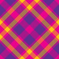 Plaid pattern vector. Check fabric texture. Seamless textile design for clothes, paper print. vector