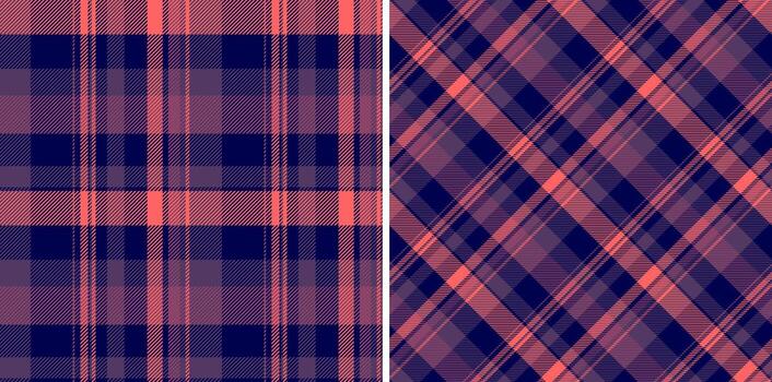 Textile vector texture of background check pattern with a seamless fabric tartan plaid.
