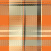 Textile background vector of check plaid tartan with a seamless fabric pattern texture.