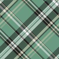 Seamless plaid texture of tartan check background with a textile pattern fabric vector. vector