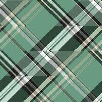 Seamless plaid texture of tartan check background with a textile pattern fabric vector. vector