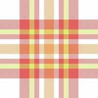 Plaid background vector of fabric textile pattern with a check texture seamless tartan.