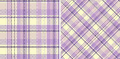 Texture background check of plaid vector textile with a pattern fabric tartan seamless.