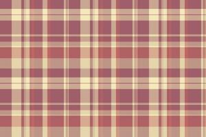 Textile background pattern of tartan check fabric with a vector seamless texture plaid.