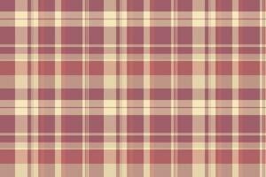 Textile background pattern of tartan check fabric with a vector seamless texture plaid.