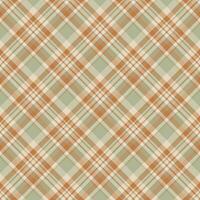 Plaid seamless pattern. Vector background of textile ornament. Flat fabric design.