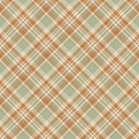 Plaid seamless pattern. Vector background of textile ornament. Flat fabric design.