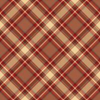 vector de patrón de cuadros sin costuras de tartán escocia. tela de fondo retro. textura geométrica cuadrada de color de verificación vintage.