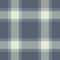 Plaid seamless pattern. Check fabric texture. Vector textile print.