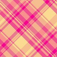 Seamless texture vector of pattern plaid check with a textile tartan fabric background.