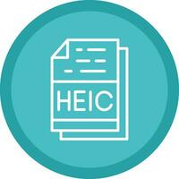 Heic Vector Icon Design