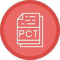 Pct File Format Vector Icon Design
