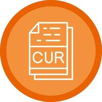 CUR File Format Vector Icon Design