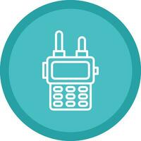 Walkie talkie Vector Icon Design