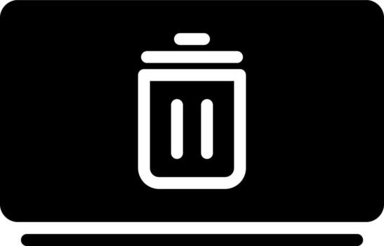solid icon for remove vector