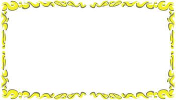Abstract background illustration with yellow frame. Perfect for magazine background, poster, website, book cover vector