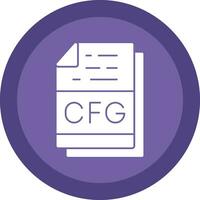Cfg File Format Vector Icon Design