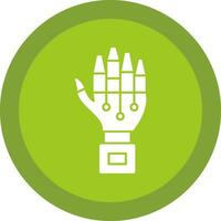 Robot hand Vector Icon Design